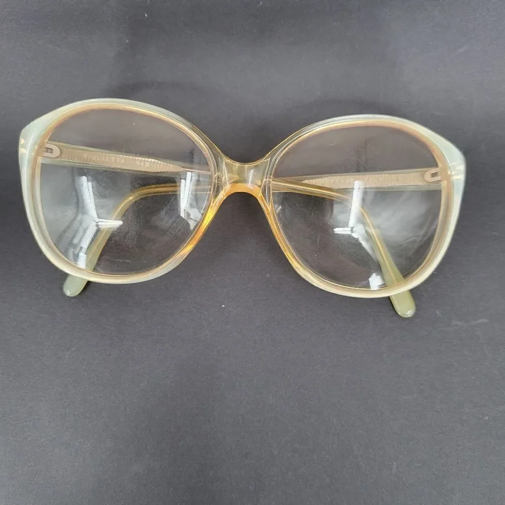 Vintage Italian Oversized Eyeglasses Frames Grandmacore Grannycore